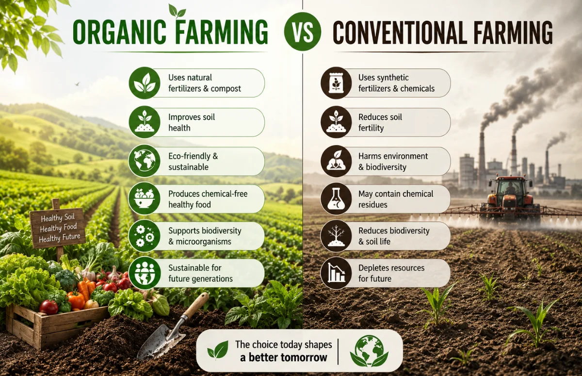 Organic Farming vs Conventional Farming
